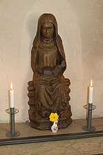 Den Heliga Birgitta, skulptur från 1400-talet.