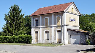 L'ancienne gare d'Épinouze.