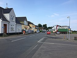 Gade i Havnsø ned mod havnen