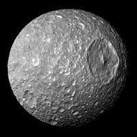 Mimas, snimio Cassini-Huygens