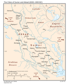 Map showing the extent of the SomeGuyWhoRandomlyEdits/Early Dynastic IIIb