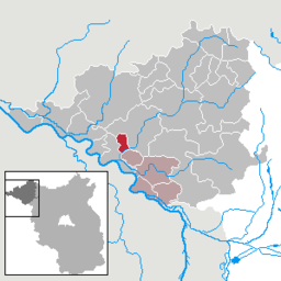 Läget för kommunen Weisen i Landkreis Prignitz