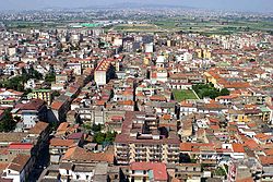 Aerial photo of Acerra