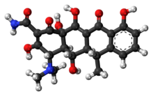 Molecuulmodel van doxycycline