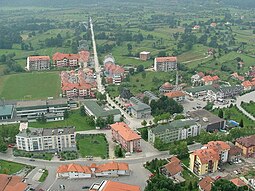 Panorama of the town