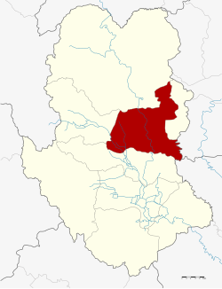 แผนที่จังหวัดสุโขทัย เน้นอำเภอสวรรคโลก