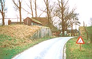 Coupure in de Noordpolderweg bij Westernieland (1978)