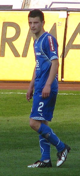 Tomečak in het tenue van GNK Dinamo Zagreb.