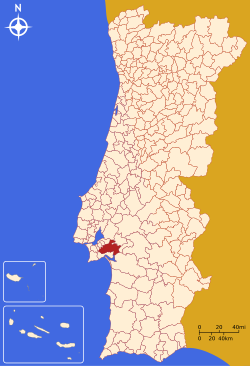 Location in Portugal