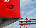 Spuštění na vodu amerického ledoborce USCGC Mackinaw (WLBB-30)