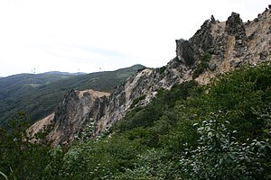 明王の禿と赤坂山