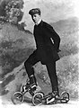 Le Tapypod de Edvard Petrini roller skates pédalé.