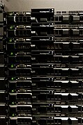 Wikimedia Serverとして使われているPowerEdge（2012年7月撮影）