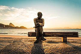 WLM Brazil 2021 winner Monumento a Carlos Drummond Andrade, Rio de Janeiro by Donatas Dabravolskas