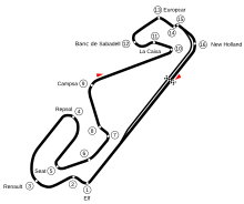 Tracé de la course