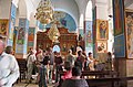 Interior of the church in which the mosaic can be found