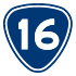 Provincial Highway 16 shield}}