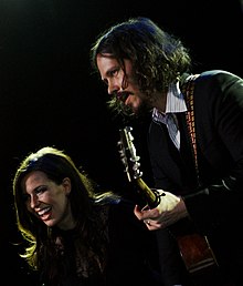 White with Joy Williams in 2012