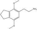 Chemical structure of 2C-G-3.