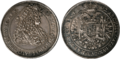 Reichsthaler of Leopold I, minted in Kremnitz in 1692.