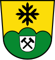 Tannenkreuz im Wappen von Hunding (Niederbayern)