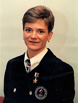 Larisa Lazutinanın 1998 Qış Olimpiya Oyunlarında qazandığı üç qızıl medal