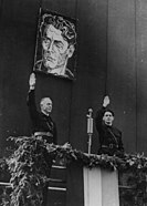 Antonescu und Sima bei einer Gedenkveran­staltung (1940)