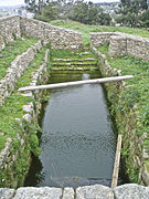 Reservoir in Elviña's hill-fort, A Coruña (Galicia)