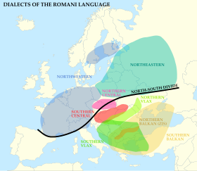 Mapa rozšíření jazyka