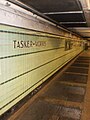 The mezzanine level of Tasker–Morris station, facing Morris Street.