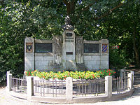 Het monument voor Jan Evert Scholten in het Stadspark (2008)