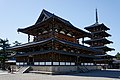 Image 3Buddhist temple of Hōryū-ji is the oldest wooden structure in the world. It was commissioned by Prince Shotoku and represents the beginning of Buddhism in Japan. (from History of Japan)