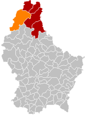 Localização de Wincrange em Luxemburgo