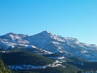 Blick auf den Pico Almenara in der Sierra de Alcaraz