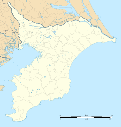 Sasakawa Station is located in Chiba Prefecture