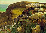 Holman Hunt's Our English Coasts; 1852.[128]