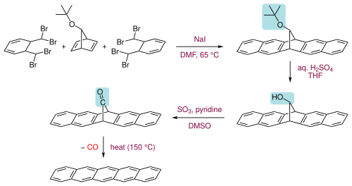 Sintesi del pentacene