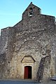 Façade ouest de l'église de Saint-Léger-de-Vignague (fév. 2012).