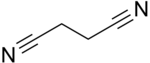 Skeletal formula of succinonitrile