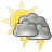 Weather-sun-thorm.svg