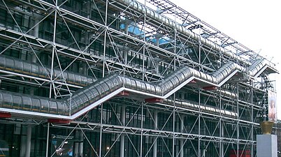 Il Centro Georges Pompidou di Renzo Piano e Richard Rogers (1977)