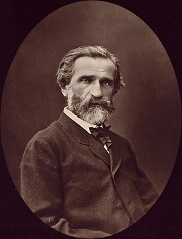 Giuseppe Verdi omstreeks 1870, door Étienne Carjat