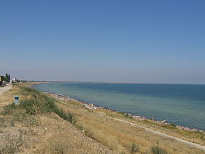 побережье возле города Геническа