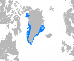 Verspreiding van Groenlands