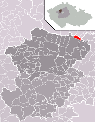 Loucká – Mappa