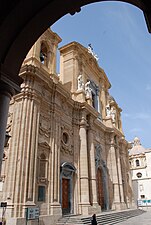 Chiesa Madre vista dalla loggia del Palazzo VII Aprile