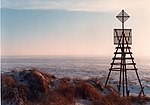 Trianguleringstorn på Willemsduin i Schiermonnikoog i Nederländerna