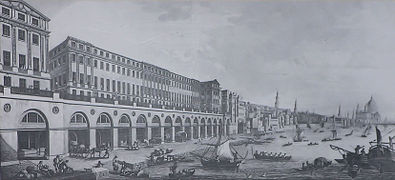 The Adelphi, Londres, ampliamente demolida