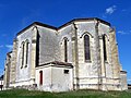 Le chevet de l'église (août 2010)