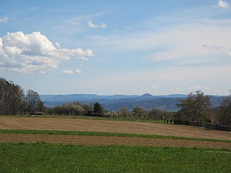 Blick zur Schwäbischen Alb